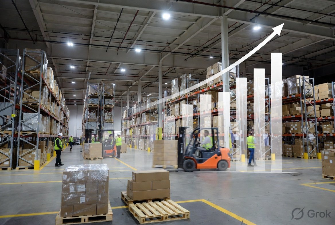 STOCKING UP: U.S. INVENTORIES RISE AS SALES STAY STRONG