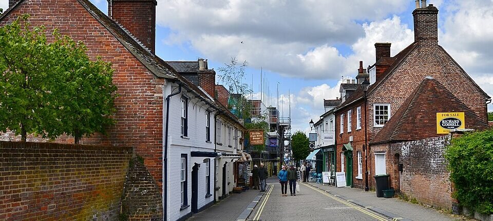 Former industrial site and aging streets in Middlesbrough reflecting decades of economic change