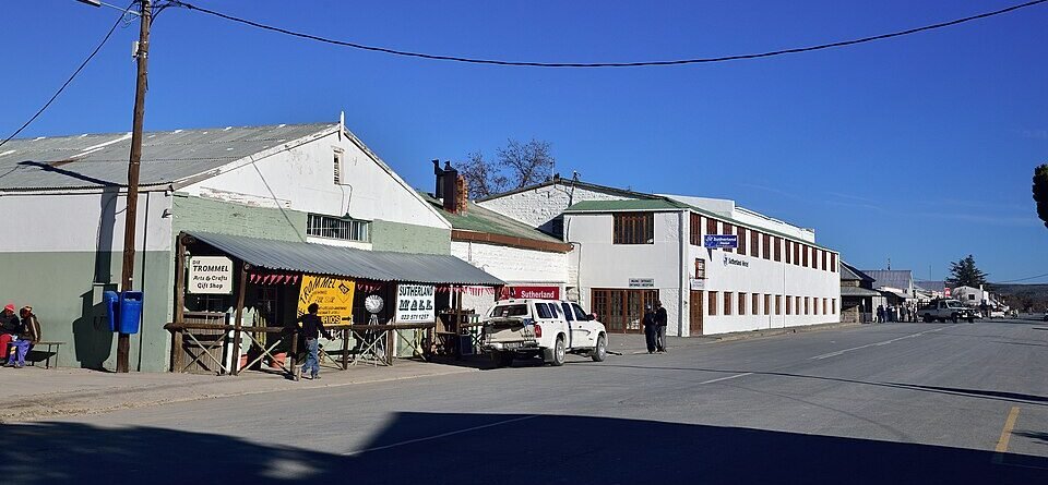 Protesters marching through a South African township during a demonstration over immigration and local business ownership
