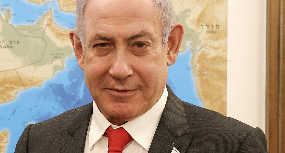 Israeli Prime Minister Benjamin Netanyahu speaking during a session of the Knesset