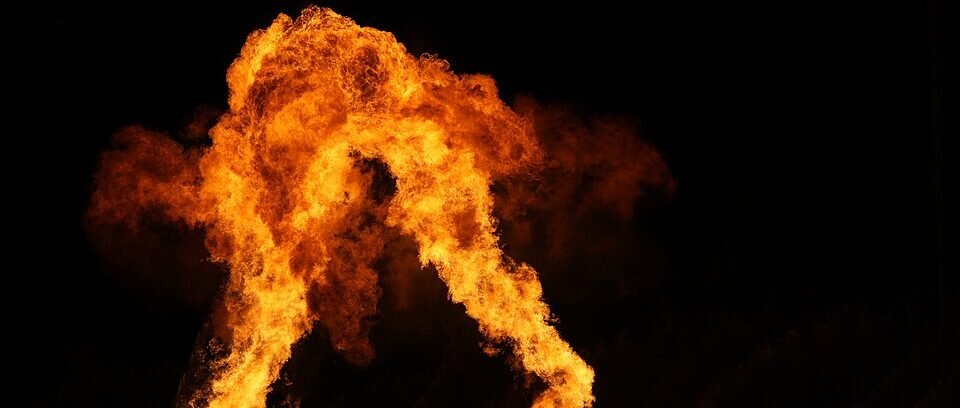 Smoke and flames rise from the historic Eagle’s Nest building in Germany’s Bavarian Alps as firefighters battle a major overnight blaze.