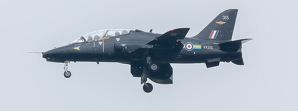 US Air Force B-52 bomber at RAF Fairford in Gloucestershire, UK.